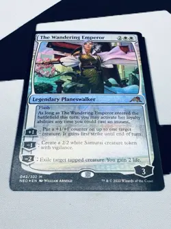 MTG- The Wandering Emperor -Kamigawa Neo Destiny FOIL - Image 3