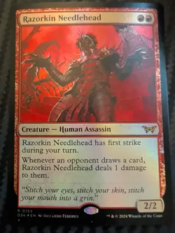 Razorkin Needlehead Duskmourn: House of Horror Foil Magic The Gathering NM - Image 1