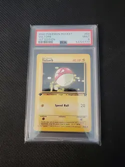 Pokemon PSA 9 1ST EDITION VOLTORB 69/82 - TEAM ROCKET SET - MINT - Image 1
