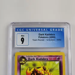 CGC 9 MINT Dark Kadabra 1st Edition 39/82 Pokemon Team Rocket Rare Vtg TCG Card - Image 2
