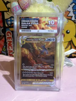 POKEMON TCG - Origin Forme Dialga VSTAR - Crown Zenith GG68/GG70 (SA) - ACE 10 - Image 1