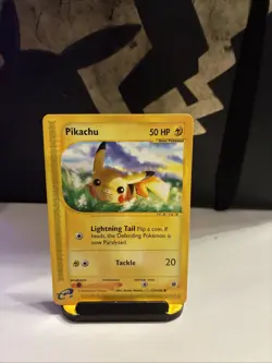 Pokemon TCG - Pikachu 124/165 Expedition Base Set Vintage E-Reader LP - Image 1