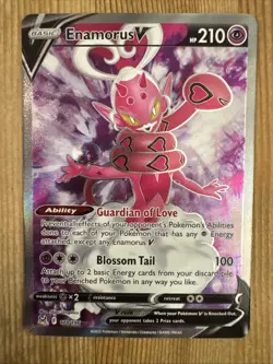 Enamorus V 178/196 Full Art Ultra Rare Sword & Shield Lost Origin Pokemon NM - Image 1