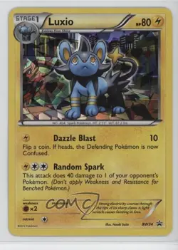 Cosmos Holo - Luxio Pokemon Black & White Black Star Promo #BW34 - Image 1