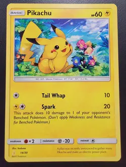 Pokemon TCG Pikachu Sun & Moon Trainer Kit (Alolan Raichu & Lycanroc) 14/30 - Image 1