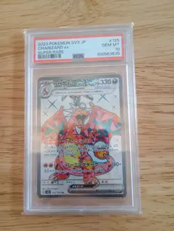 Pokemon TCG Charizard EX Ruler of the Black Flame 125/108 SV3 - Image 1
