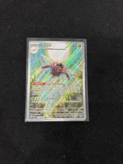 Pokemon Mega Evolution Ninjask Illustration Rare IR 137/132 - Image 1