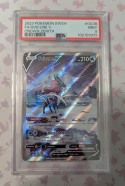 PSA 9 - Suicune V - Crown Zenith: Galarian Gallery (CRZ: GG38) - Pokemon TCG - Image 1
