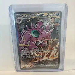 Pokemon Destined Rivals Team Rocket's Nidoking ex 233/182 Special Illustration - Image 1