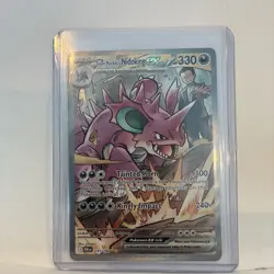 Pokemon Destined Rivals Team Rocket's Nidoking ex 233/182 Special Illustration - Image 3