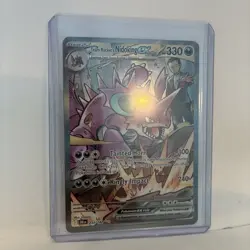 Pokemon Destined Rivals Team Rocket's Nidoking ex 233/182 Special Illustration - Image 5