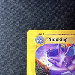 Nidoking 24/147 Aquapolis Ground Type Non-Holo e-Series e-Reader Rare Pokemon C - Image 2