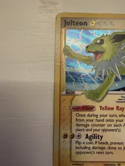 Jolteon Gold Star 101/108 Power Keepers Holo Moderately Played Pokemon - Image 4