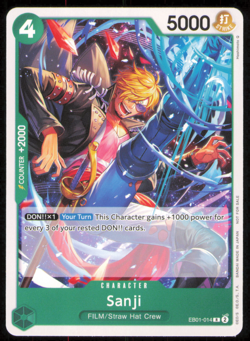 Sanji Alternate Art - EB01-014 - NM - One Piece TCG - Image 1