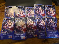 One Piece TCG The Azure Sea’s Seven OP-14 Sleeved Booster Pack Lot Of 10 Sealed - Image 1