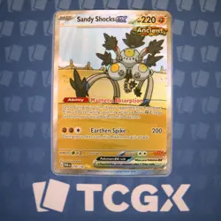 Pokemon - Sandy Shocks ex - 250/182 - SV04: Paradox Rift - Holo NM - Image 1