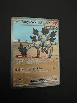 Pokemon - Sandy Shocks ex 250/182 SV04: Paradox Rift Holo - LP/NM - Image 2