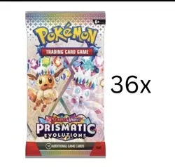 Pokemon TCG Prismatic Evolutions Sealed Booster Packs Lot Of 36 Brand New - Image 1