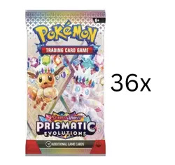 Pokemon TCG Prismatic Evolutions Sealed Booster Packs Lot Of 36 Brand New - Image 1