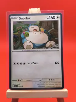 Snorlax SVP122 Scarlet & Violet Holo Rare Promo Pokemon Card * New * - Image 2