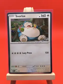 Snorlax SVP122 Scarlet & Violet Holo Rare Promo Pokemon Card * New * - Image 3