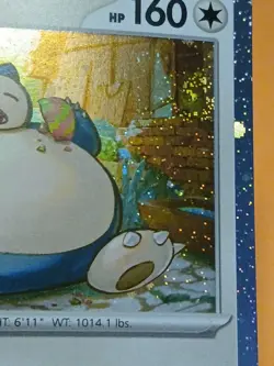 SWIRL Pokemon Scarlet & Violet Snorlax svp 122 Black Star Promo Holo - Image 1