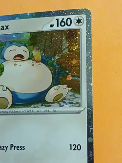 SWIRL Pokemon Scarlet & Violet Snorlax svp 122 Black Star Promo Holo - Image 2