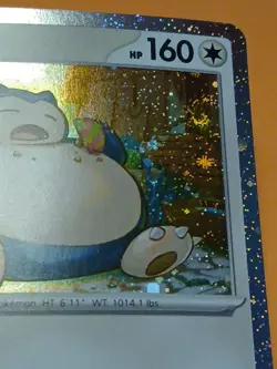 SWIRL Pokemon Scarlet & Violet Snorlax svp 122 Black Star Promo Holo - Image 4