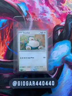 Pokemon TCG Snorlax 122 Black Star Promo- Cosmos Holo- Scarlet & Violet- NM/M. - Image 1