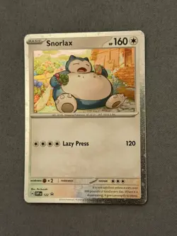 Pokemon TCG Snorlax SVP122 Cosmo Holo - Black Star Promo - Scarlet & Violet NM/M - Image 2