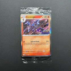 Pokemon: Phantasmal Flames Staff Promo Pack Set of 4 Sealed Prerelease Cards - Image 1