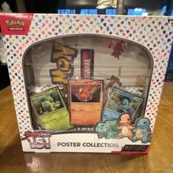 Pokemon Scarlet & Violet 151 Poster Collection Box Promo & Booster Cards - Image 1