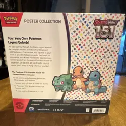 Pokemon Scarlet & Violet 151 Poster Collection Box Promo & Booster Cards - Image 2
