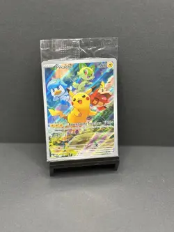 Pokemon TCG sealed Pikachu 027 Sv: Scarlet & Violet Promo Cards Holo - Image 1