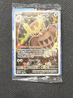 Pokemon TCG Noctowl #141 Sealed, Stellar Crown Promo Card, NM Condition - Image 2