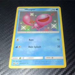 Pokemon TCG Wooper SV9/SV94 Basic Holo Card 2019 English Misa Tsutsui - Image 1