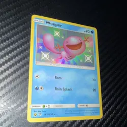 Pokemon TCG Wooper SV9/SV94 Basic Holo Card 2019 English Misa Tsutsui - Image 2