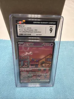 Mew EX 053 151 ULTRA-PREMIUM COLLECTION Pokemon Promo Card Tcg CGC 9 MINT - Image 1
