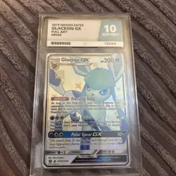Pokemon Card Glaceon GX SV55/SV94 Hidden Fates ACE 10 - Image 1