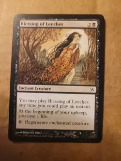 Blessing of Leeches [Betrayers of Kamigawa] Magic MTG 62/165 LP BULK DISCOUNT - Image 1