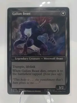 Vincent Valentine / Galian Beast #0125 R Regular MTG Final Fantasy NM - Image 2