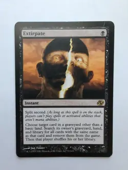 MTG Extirpate Planar (PLC)Chaos Regular Rare 71/165 - Image 1