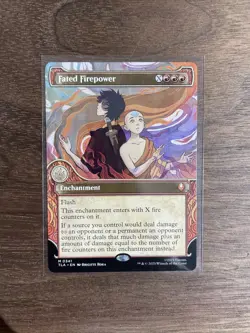 Fated Firepower MINT Showcase 341 Avatar TLA MTG Mythic Unplayed Regular M/NM - Image 1