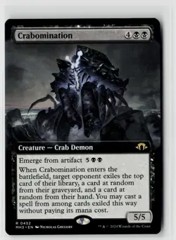 MTG Modern Horizons 3 Crabomination (Extended Art) x1 NM Rare - Image 1