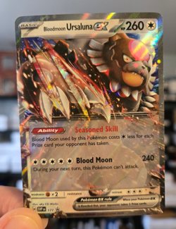 Pokemon TCG Bloodmoon Ursaluna ex SVP 177 Scarlet & Violet Black Star Promo NM/M - Image 1