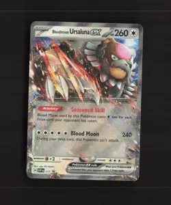 Bloodmoon Ursaluna ex SVP 177 Scarlet & Violet Black Star Promo Pokemon Card NM - Image 1