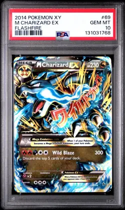 Pokemon M Charizard EX XY Flashfire Holo Rare #69 PSA 10 Gem Mint - Image 1