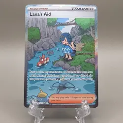 Pokemon TCG Lana's Aid 219/167 Trainer Full Art Special Illustration Rare Holo - Image 1