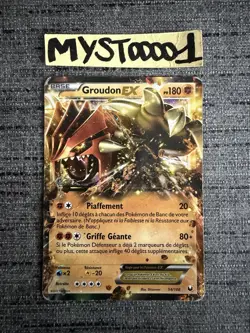 Carte Pokemon Groudon Ex 54/108 Explorateurs Obscurs Francais Occasion - Image 1