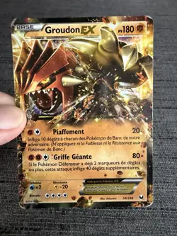 Carte Pokemon Groudon Ex 54/108 Explorateurs Obscurs Francais Occasion - Image 3